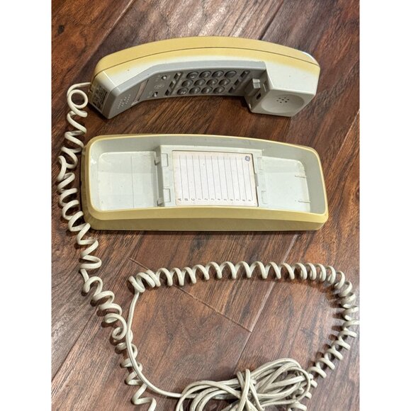 VTG GE Landline Push-Button Corded Telephone Beige Model 29210B UNTESTED MCM - Picture 7 of 7